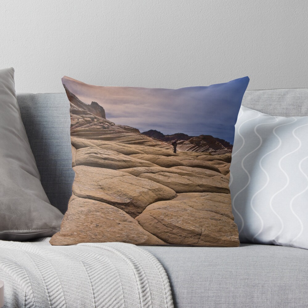 Alien Lux Throw Pillow