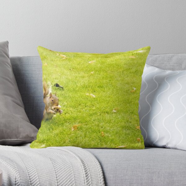 Squirrel Throw Pillow