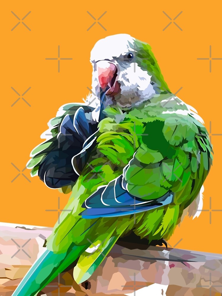 Green little parrot by Elviranl