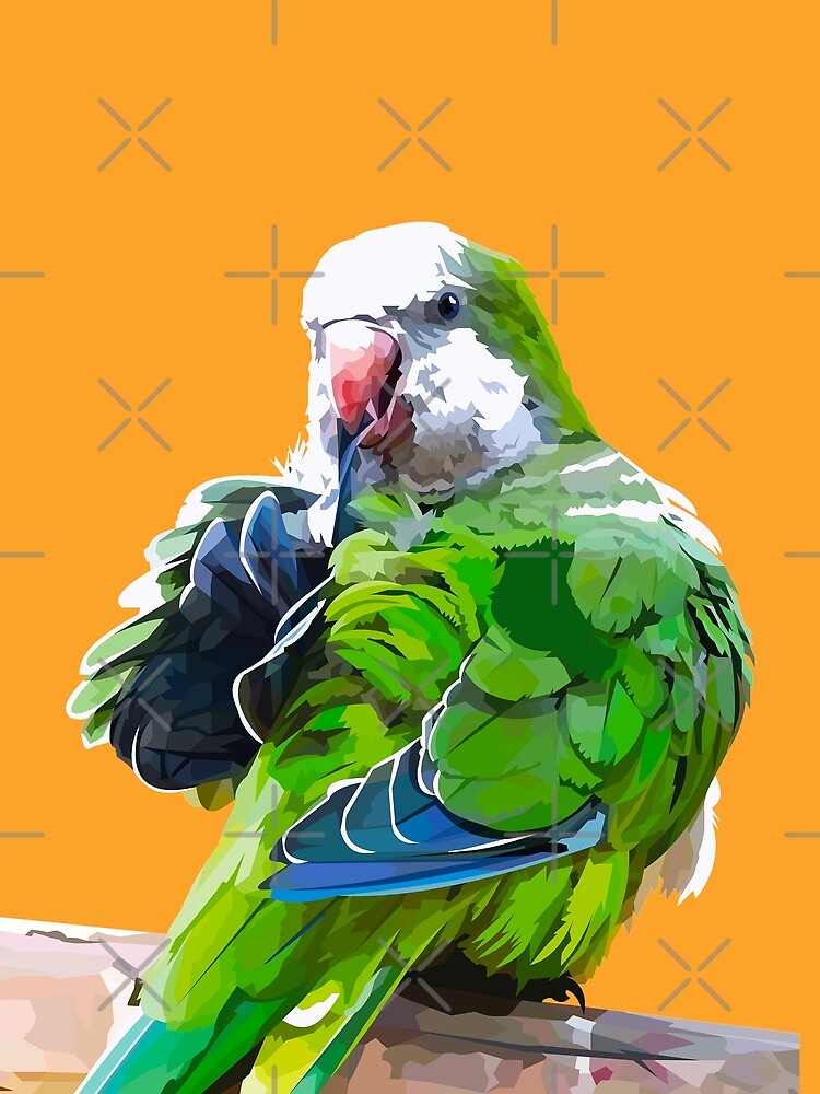 Green little parrot by Elviranl