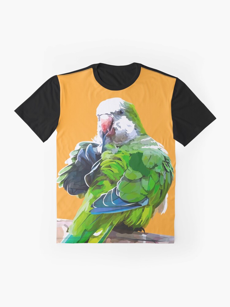 Alternate view of Green little parrot Graphic T-Shirt