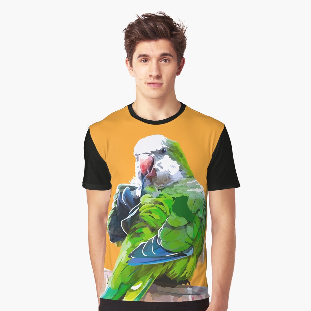 Green little parrot Graphic T-Shirt
