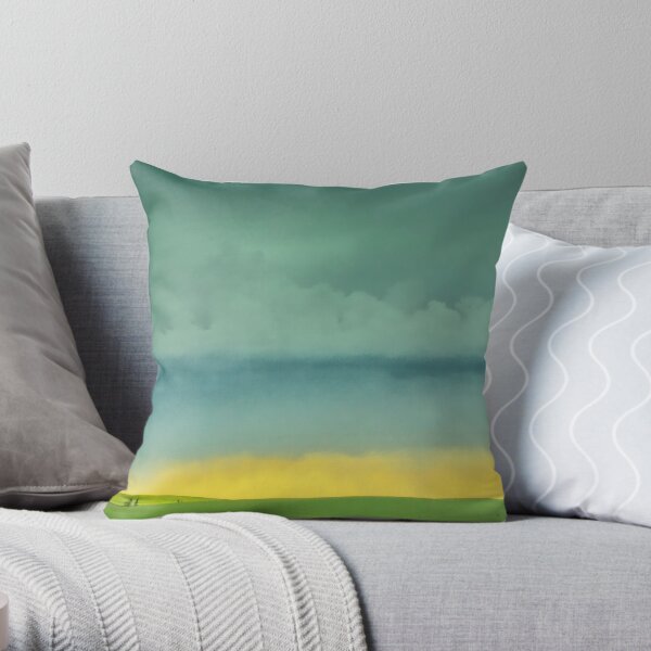 Alberta Fields Throw Pillow