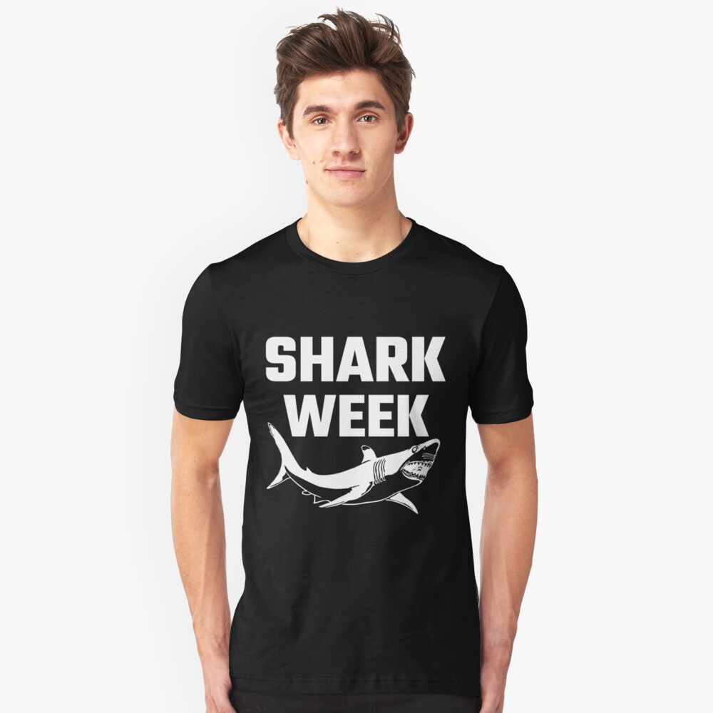 "Shark Week" Tshirt by evahhamilton Redbubble