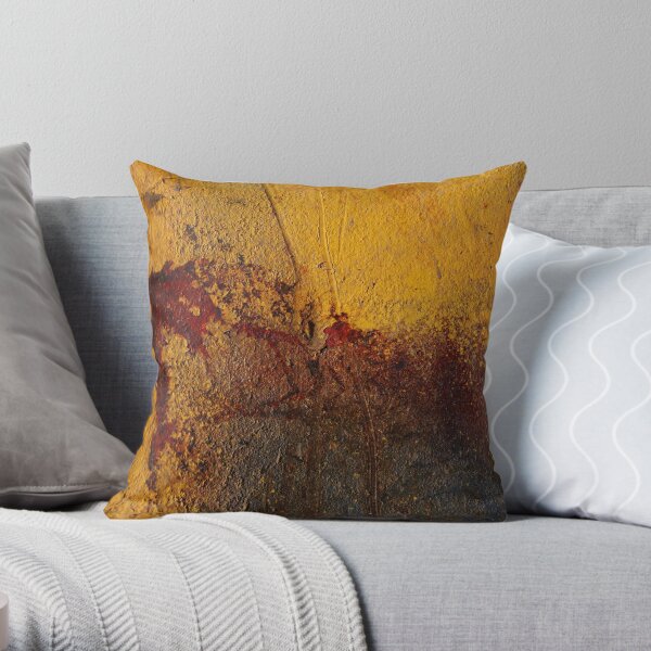 Rothko, Yellow and Red Throw Pillow