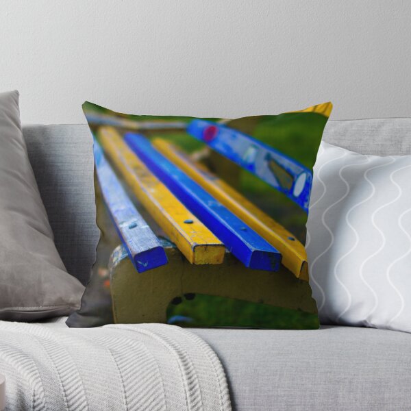 Colourful Seating Throw Pillow