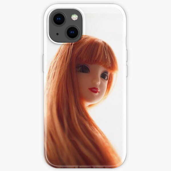 Red haired girl doll iPhone Soft Case