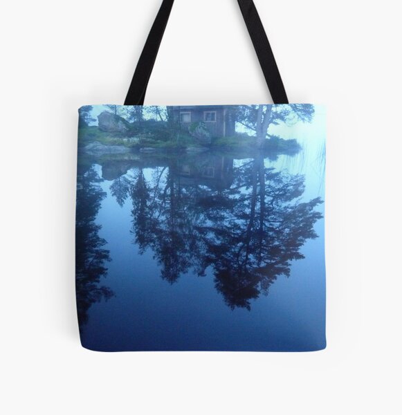 Blue Morning All Over Print Tote Bag