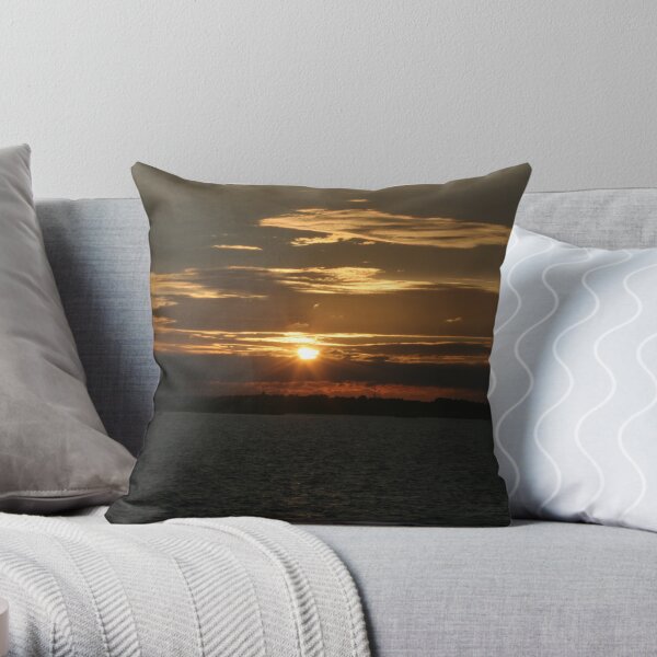 Sunset Calendar 11 Throw Pillow