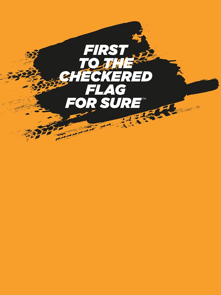 CHECKERED FLAG For Sure Motorsport T-Shirt by ForSure