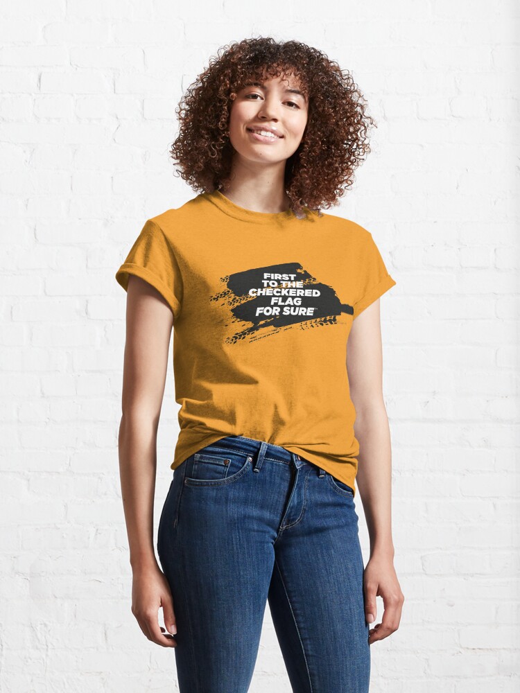 Alternate view of CHECKERED FLAG For Sure Motorsport T-Shirt Classic T-Shirt