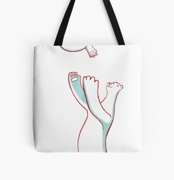 Bears Give The Best Hugs Print All Over Print Tote Bag