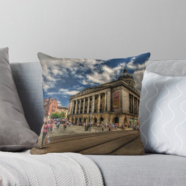 Nottingham Town Hall Throw Pillow