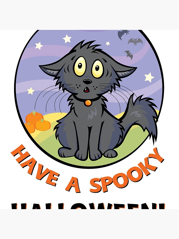 Scaredy Cat - A Spooky Halloween Card by CGafford