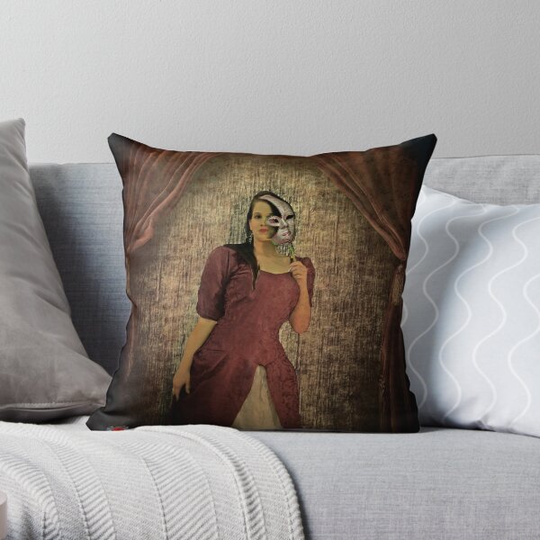 uncovered Throw Pillow