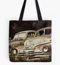 Vintage Automobiles Tote Bag