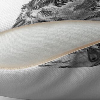 Alternate view of Sketchbook Opossum Throw Pillow