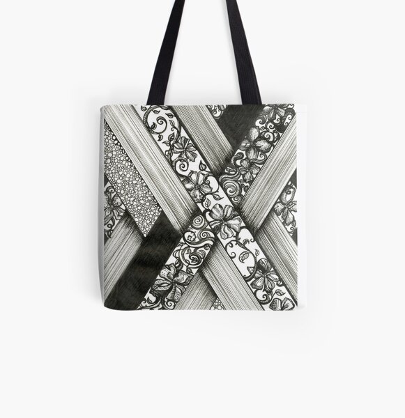 Crossing Paths All Over Print Tote Bag