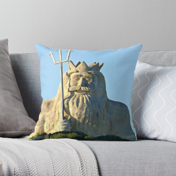 King Neptune Two Rocks Western Australia Throw Pillow