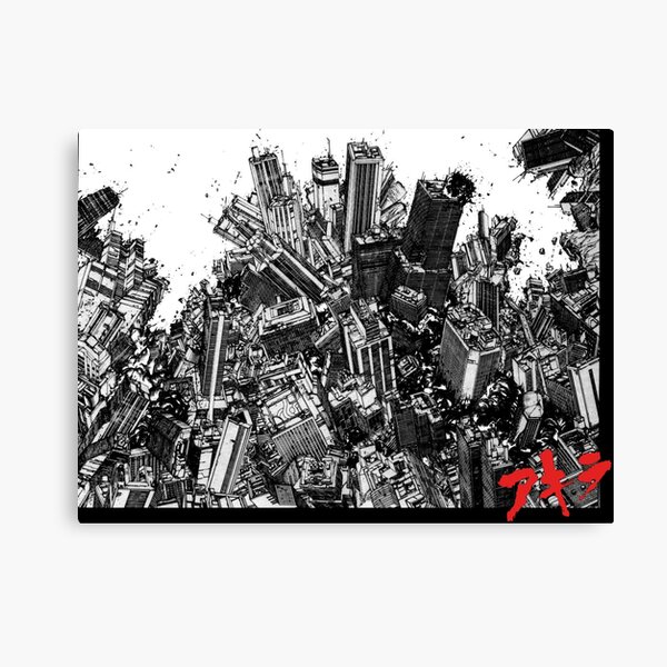 Akhira - city Canvas Print