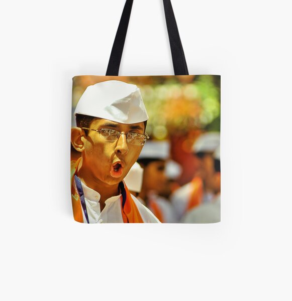 Ganapati Bappa...M O R Y A A All Over Print Tote Bag