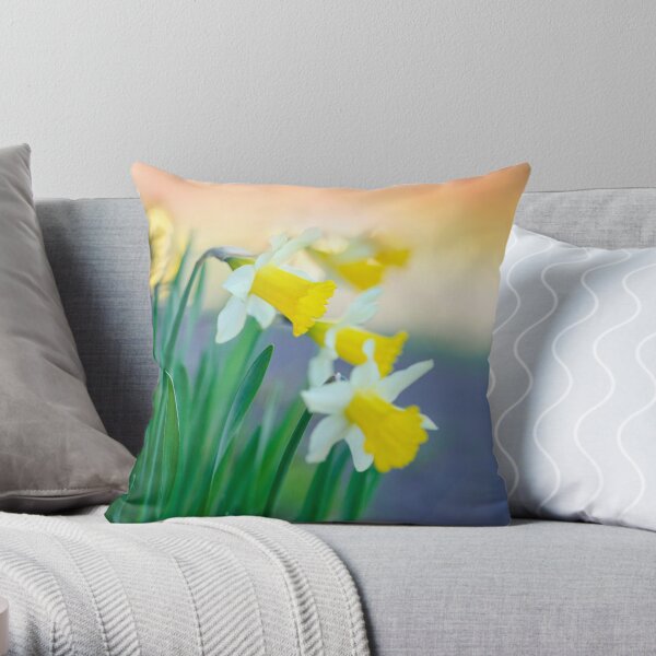 Daffodil Day... Throw Pillow