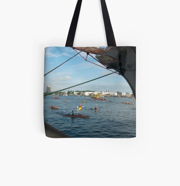 Nautical morning greetings All Over Print Tote Bag