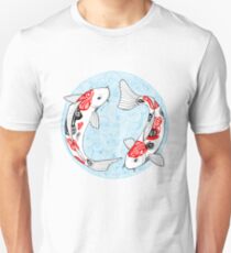 Fish carp koi blue Unisex T-Shirt