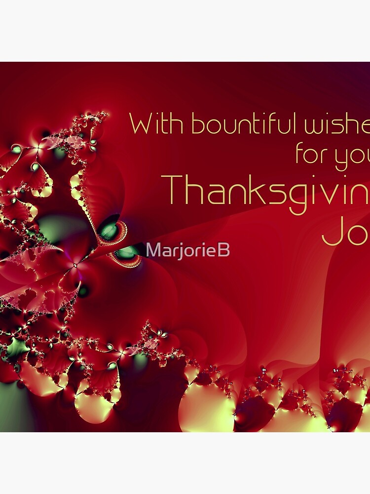 Thanksgiving Card by MarjorieB