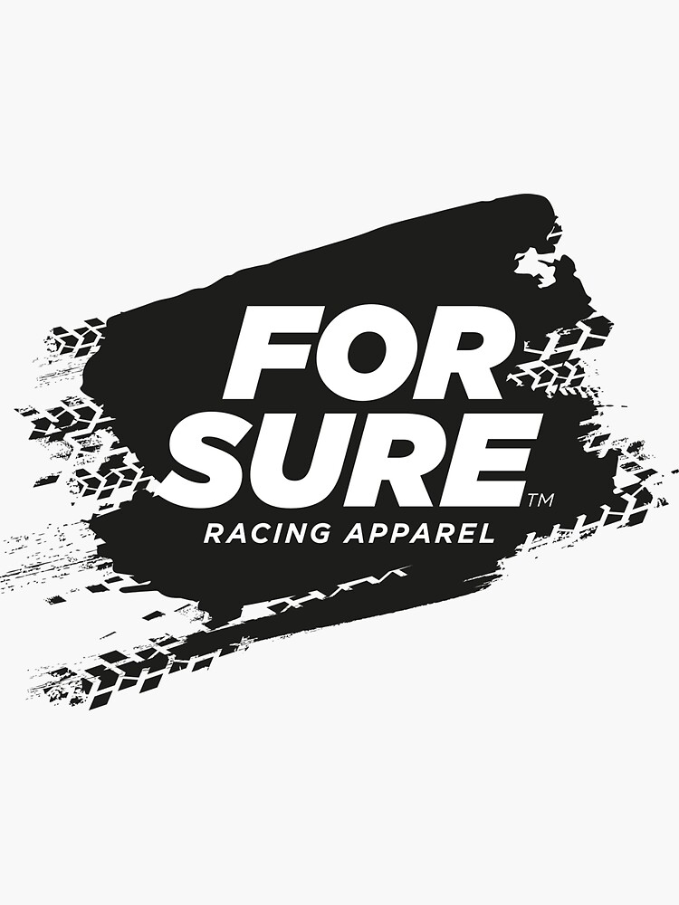 FOR SURE LOGO Sticker BLACK by ForSure