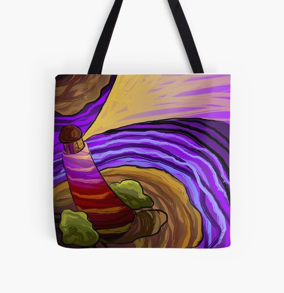 light house All Over Print Tote Bag