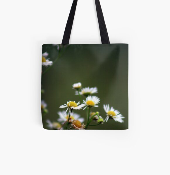 Morning Flowers in Garden All Over Print Tote Bag