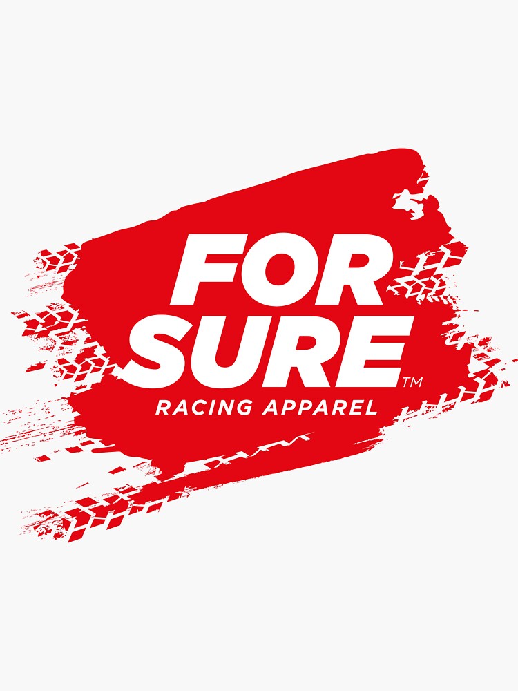 FOR SURE LOGO Sticker (RED) by ForSure