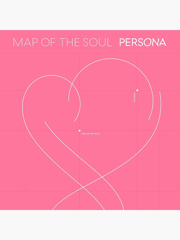 Bts Map Of The Soul Persona Album Cover Greeting Card By Rayee Redbubble