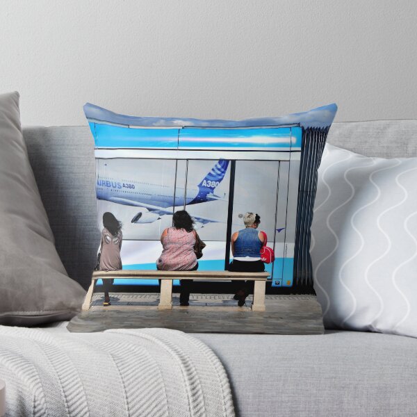 Tram C Throw Pillow