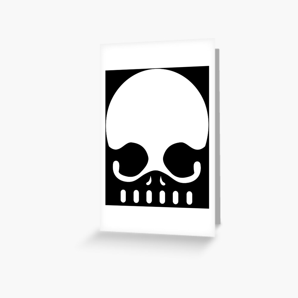 Fairy Tail Blue Skull Symbol Art Print By Elizaldesigns Redbubble