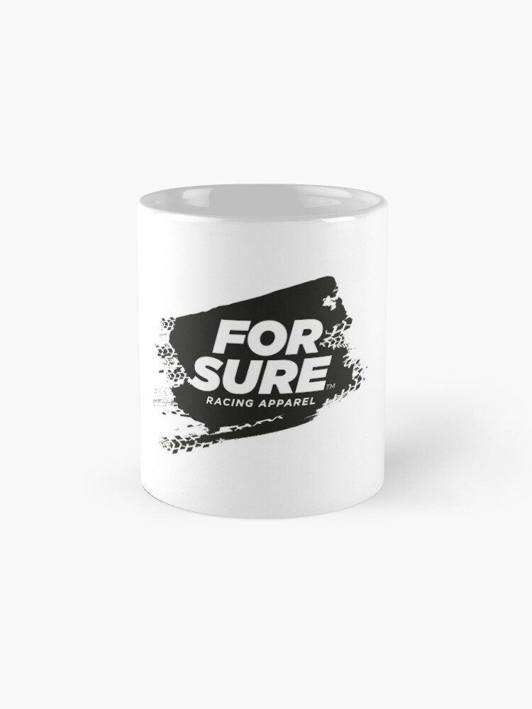 Alternate view of FOR SURE LOGO Mug BLACK/WHITE Mug