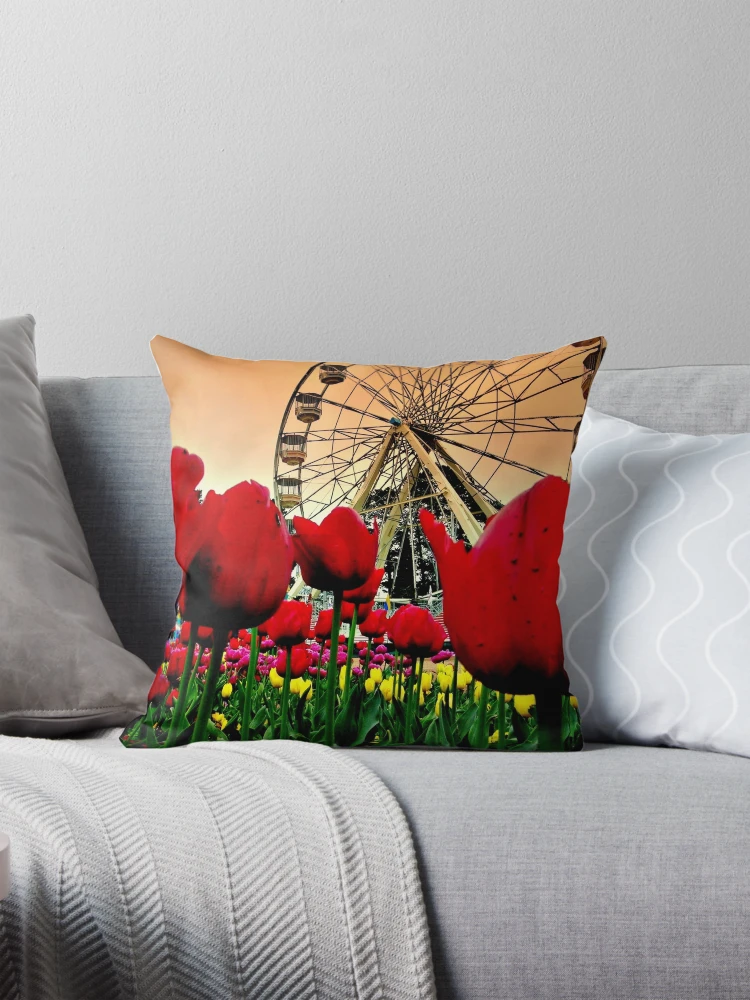 Thumbnail 1 of 4, Pillow, Spring Floriade designed and sold by Rinaldo Di Battista.