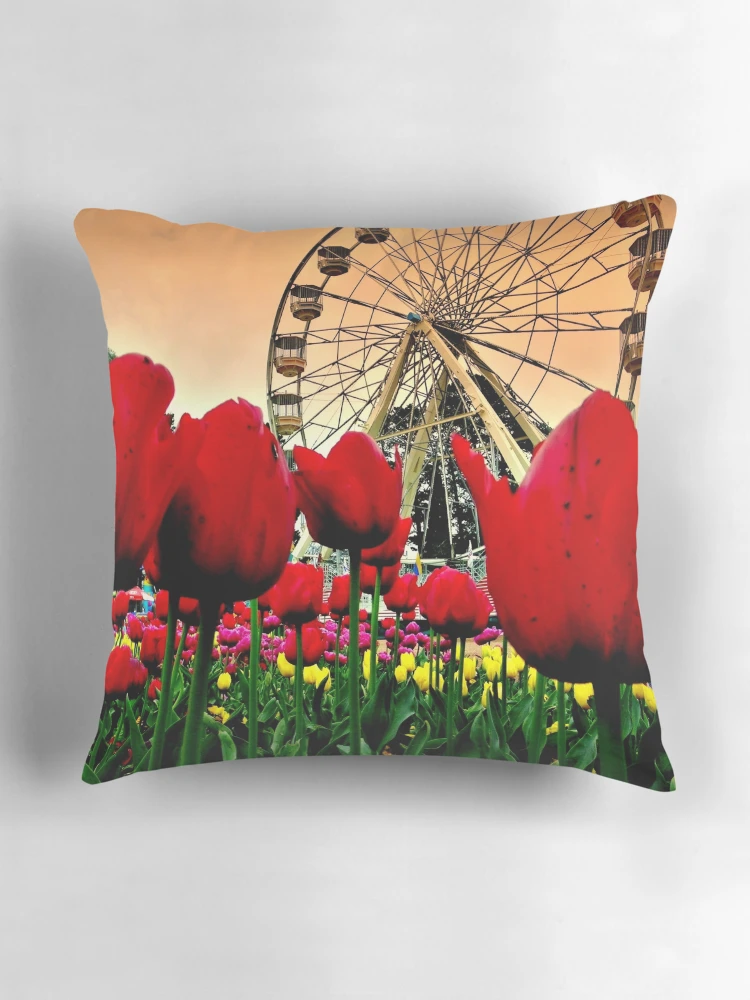 Thumbnail 3 of 4, Pillow, Spring Floriade designed and sold by Rinaldo Di Battista.