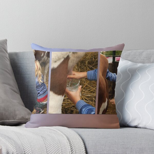 Item preview, The girl and the cow - triptych 2 designed and sold by steppeland.