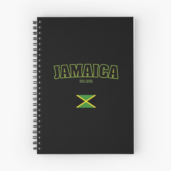 Item preview, Jamaica holiday EST. 1962 flag T-shirt designed and sold by Damn Fine Arts.
