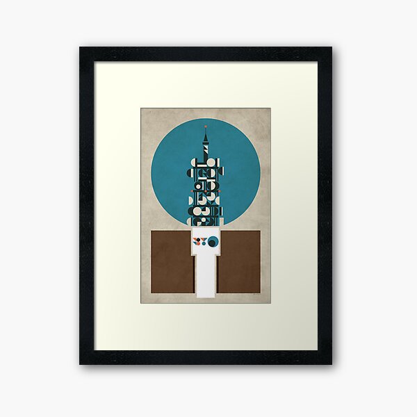 Birmingham BT Tower Impression encadrée