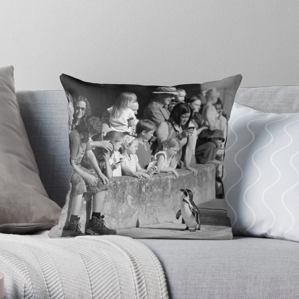 Who's Looking at Who? Throw Pillow