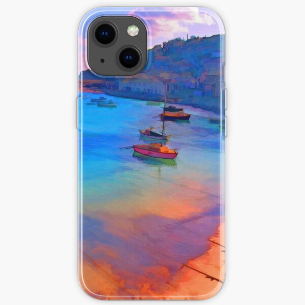 Mousehole Harbor, Cornwall - UK iPhone Soft Case