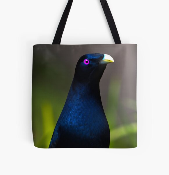 Australian Male Satin Bower Bird 1 All Over Print Tote Bag