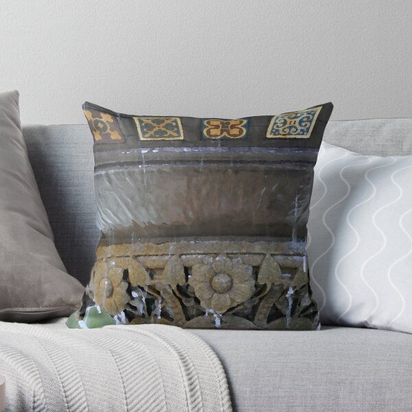 The Fountain 2 Throw Pillow
