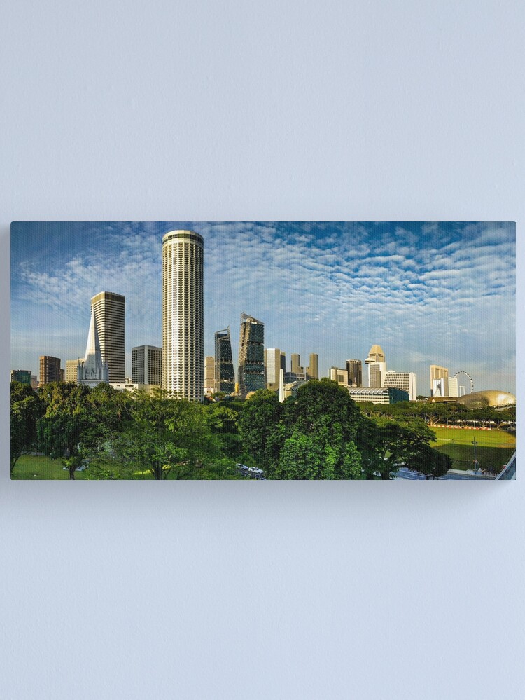 Thumbnail 1 of 3, Canvas Print, Singapore Great City designed and sold by darren-j-mcleod.