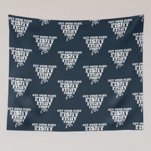 Item preview, Funny Get Over Here Fishy Fisherman Fishing Dad Gift  designed and sold by Freid.