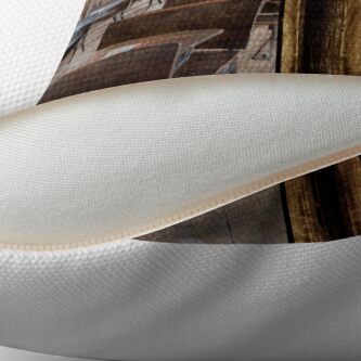 Alternate view of School Days Throw Pillow