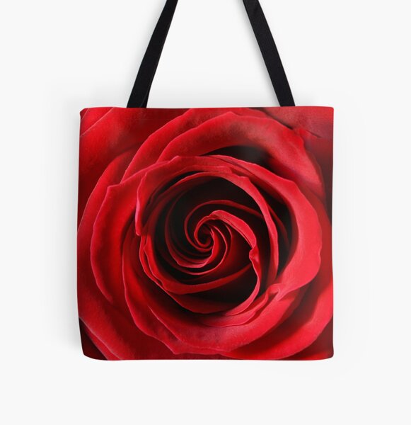 Rose All Over Print Tote Bag